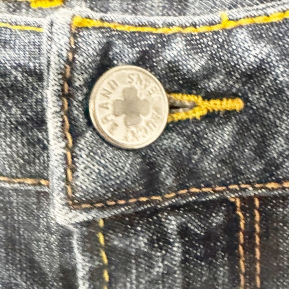 LUCKY BRAND VINTAGE DENIM MIDI SKIRT Y2K 2000’s SZ 14/32 - Picture 6 of 10